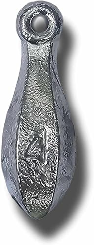 4oz Bank Sinkers 3 Pack, Handcrafted by Down Riggers LLC (3)