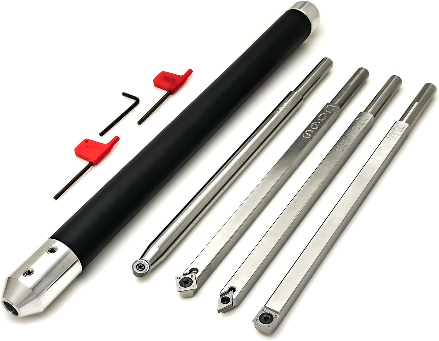 Full Size Carbide Turning Tools for Wood, USA Made (4 Tool Set)