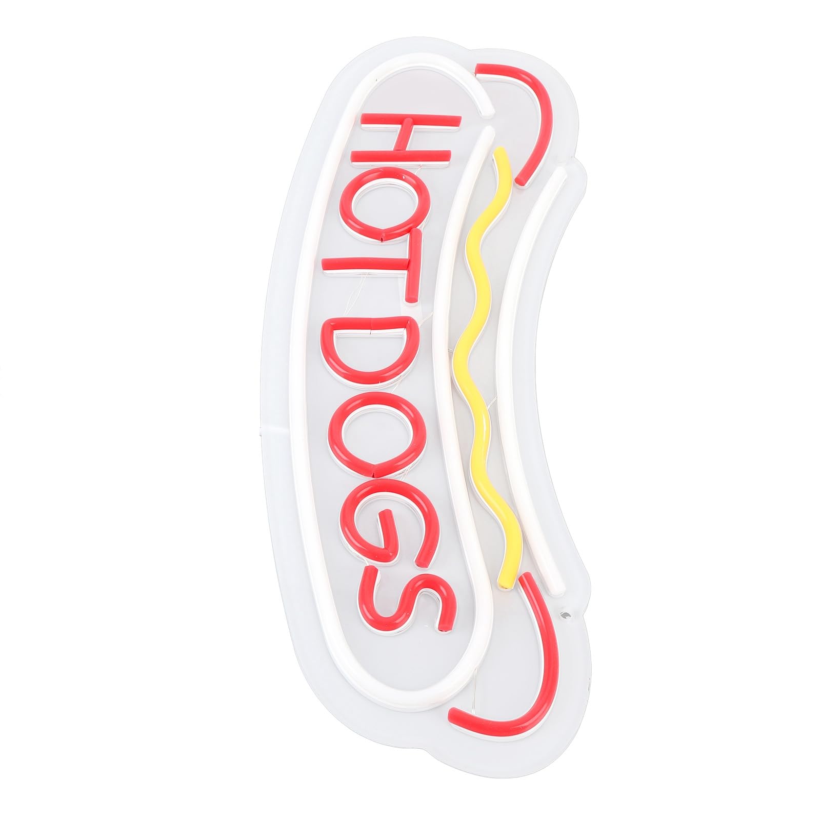 Enseigne néon LED hot dog haut de gamme en acrylique pour finition premium