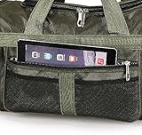 Holdfiturn Sports Duffle Bag Sports Gym Bag for Women Men Waterproof Large 40L Collapsible Training Sports with Shoulder Strap Holdall Overnight Weekend Travel Bag for Gym Travel Swimming Green - Image 5