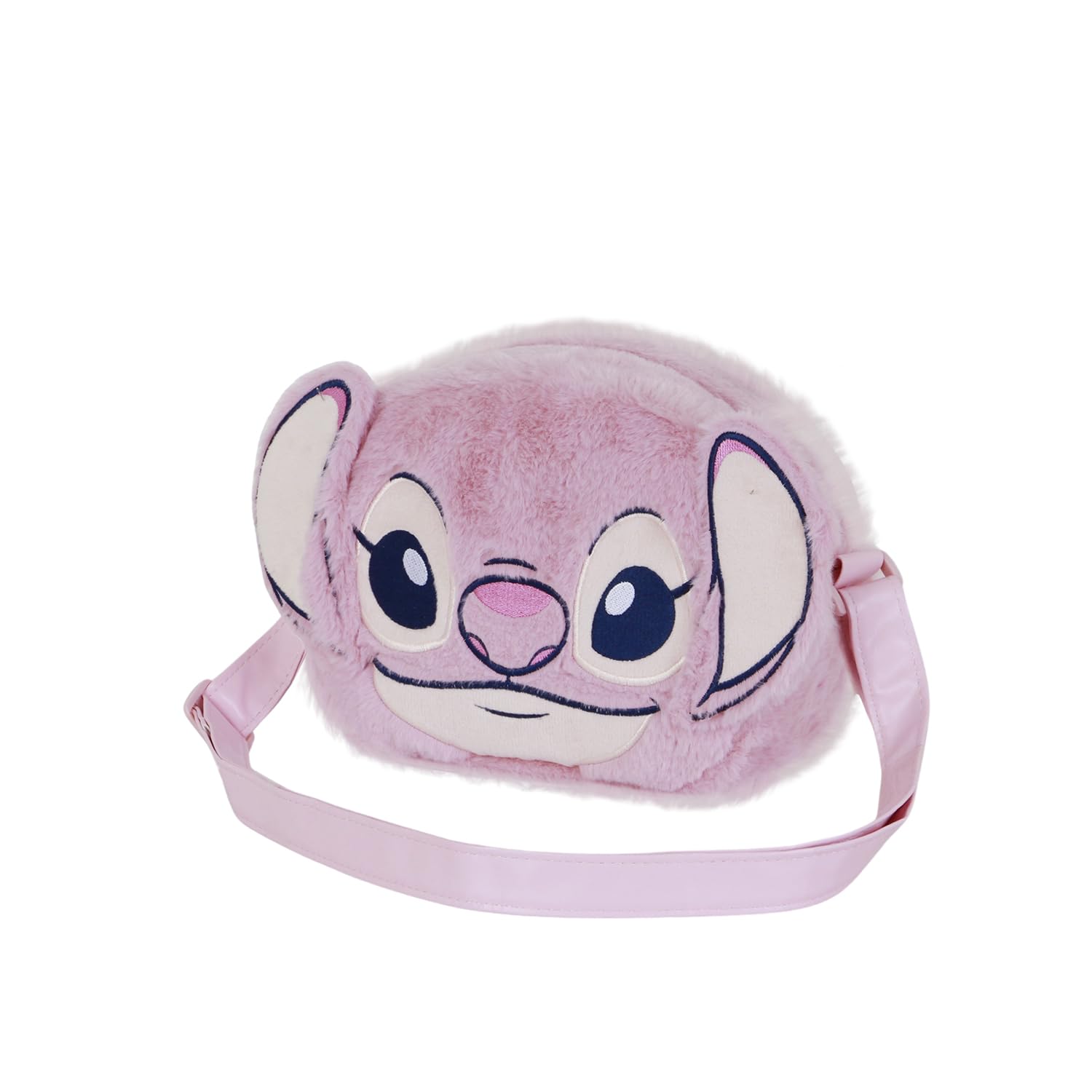 Disney Lilo and Stitch Angel Heart-Mini Plush Crossbody Bag, Pink