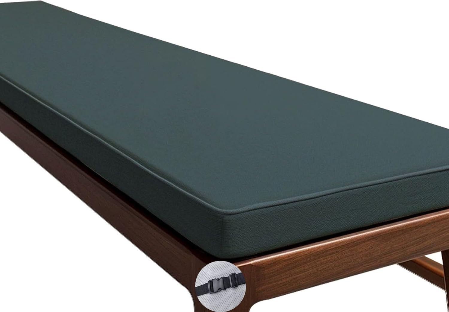 ノンスリップ屋内/屋外ベンチクッション 防水シートパッド ガーデン家具 ロングチェア ブランコ&amp;パティオ用 90/100/1