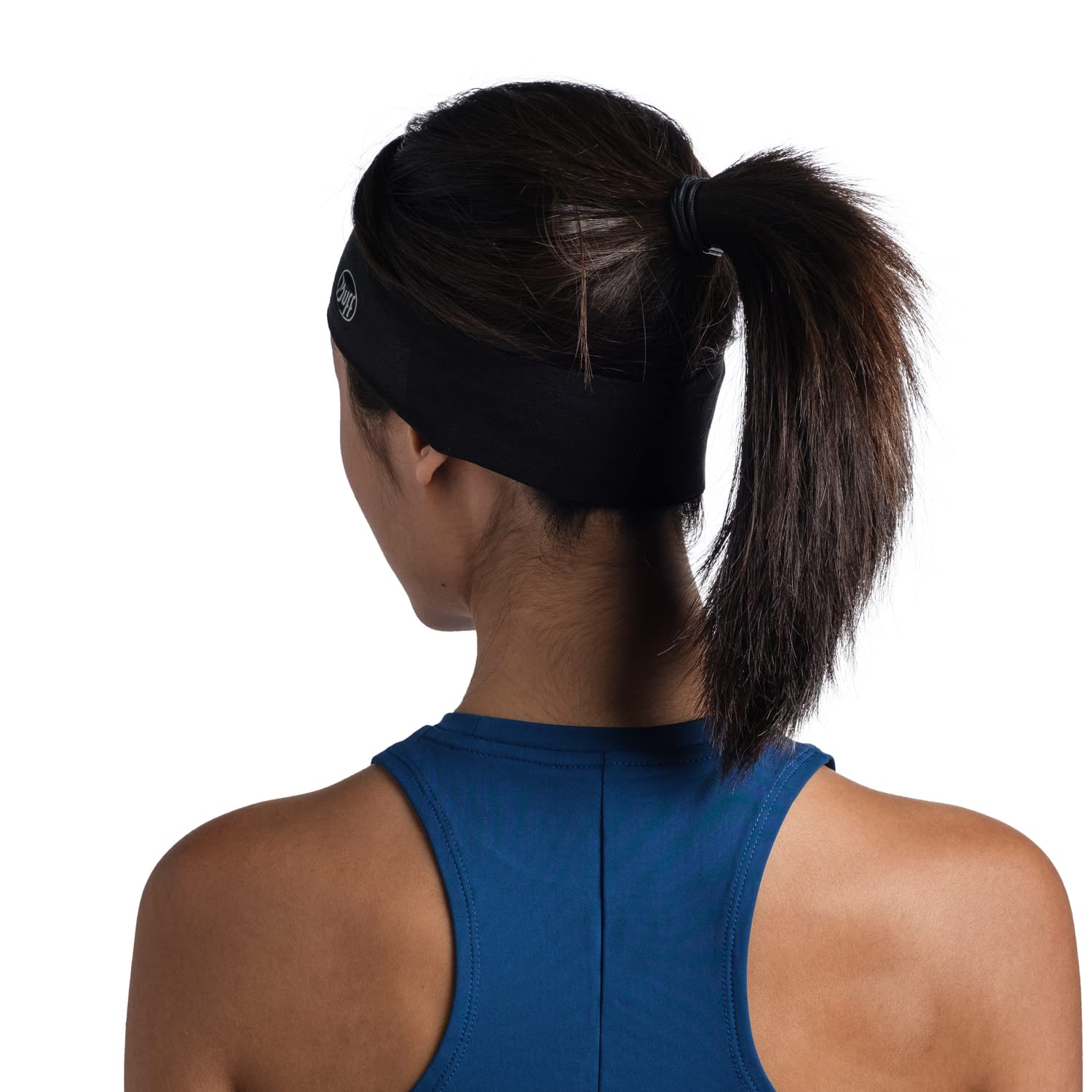 BUFF® Opaska na głowę CoolNet UV® Slim Wygodna, Ochrona UPF 50, sportowa, elastyczna, materiał z recyklingu, ciasna, regulująca temperaturę, jeden rozmiar