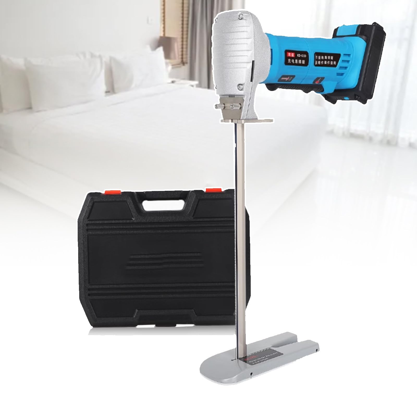MáQuina Cortadora EléCtrica De 3000 Rpm, Altura De Corte De 6"/8"/12" PequeñA EléCtrica Sierra, Sierra De VaivéN Profesional Para Cortar Espuma, Sierra De DiseñO Ligero Y Compacto,12"