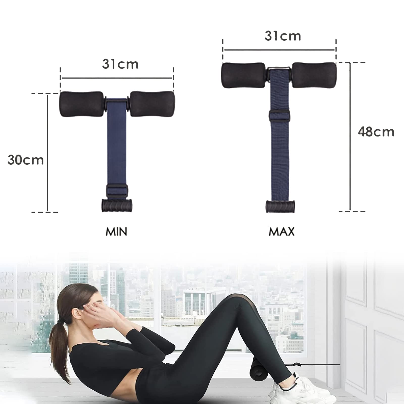 Nordic Curl Nordic Hamstring Curl Strap - Portable Leg Exercise Strap ...