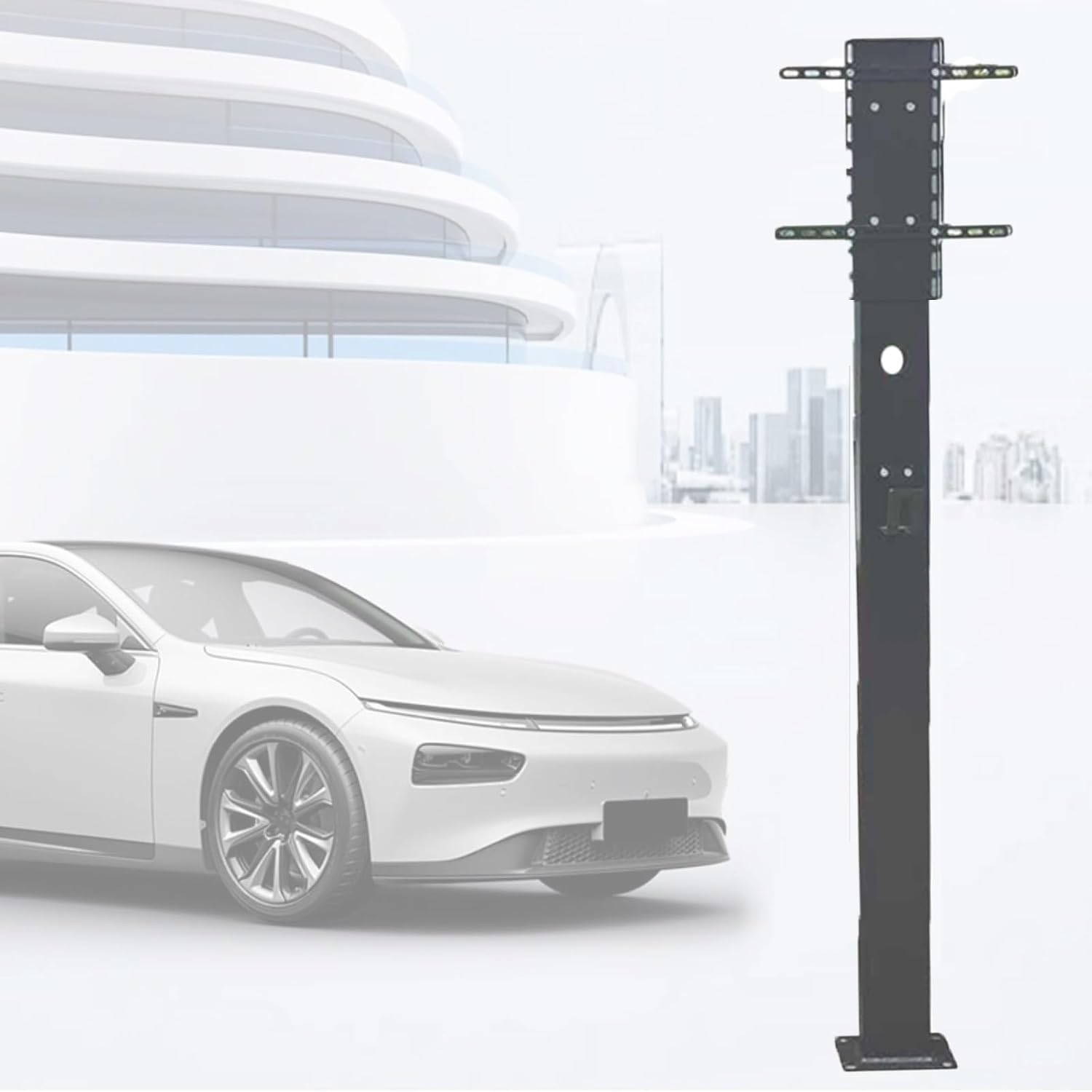 Recinto de cargador de vehículos eléctricos para exteriores, estación de carga de vehículos eléctricos, pila de carga de vehículos de nueva energía, soporte de pedestal para uso doméstico y comercial