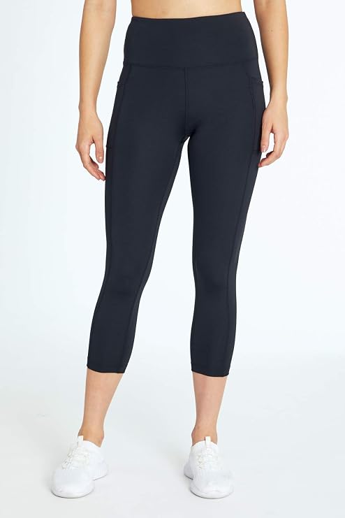 Bally Total Fitness High Rise Pocket Mid-Calf Legging