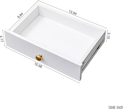 Fold-Out Convertible Writing Table with Bookcase, Foldable Desk with Storage Shelf and Drawer for Craft, Writing, Study and Work, Multi-Function Home Office Workstation (White)