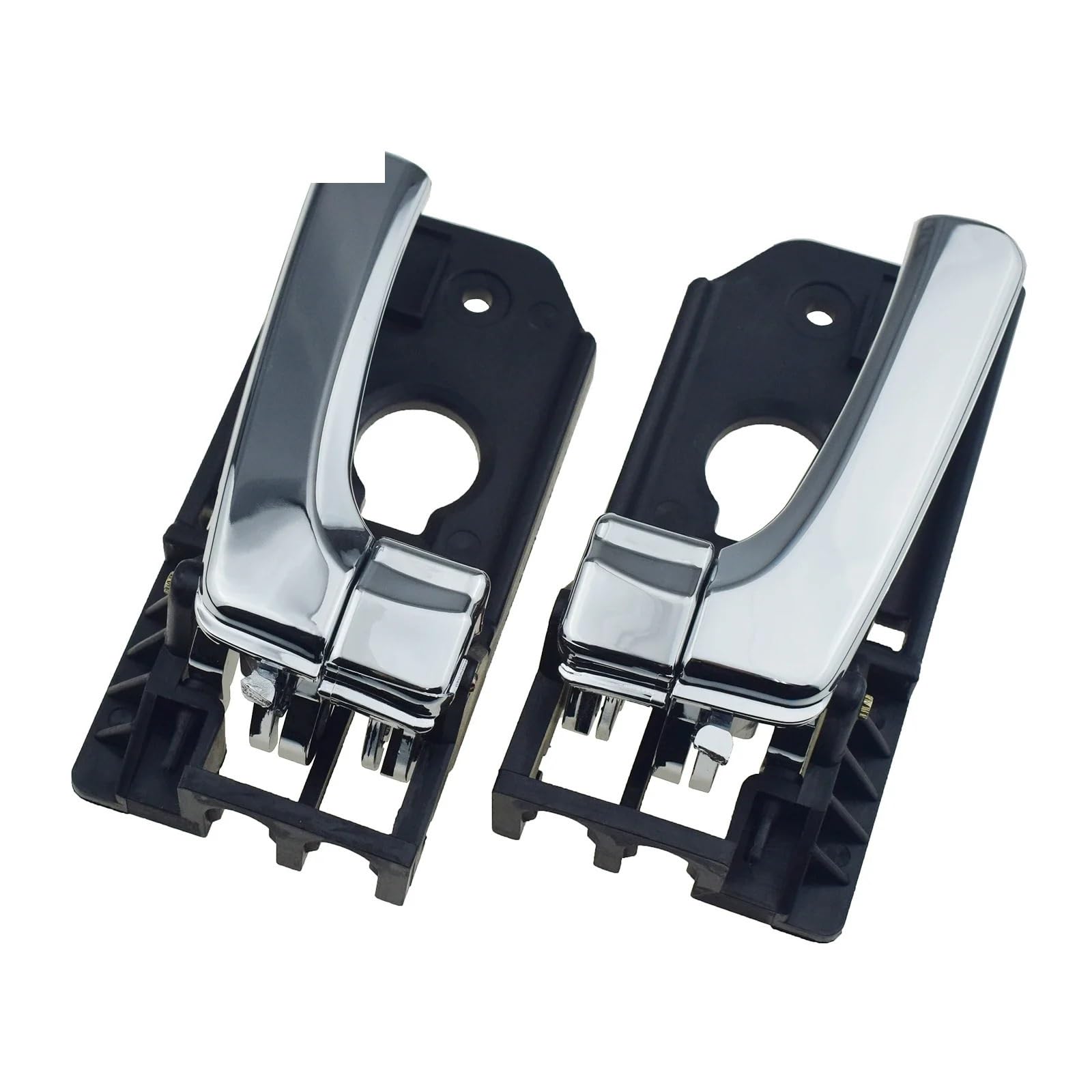 CGMIBOZ Chrome Front Door Interior Handle for 826104D010 826204D010 for KIA for Carnival 2006-2009 2010-2014 for VQ 2.7(A Pair(L and R))