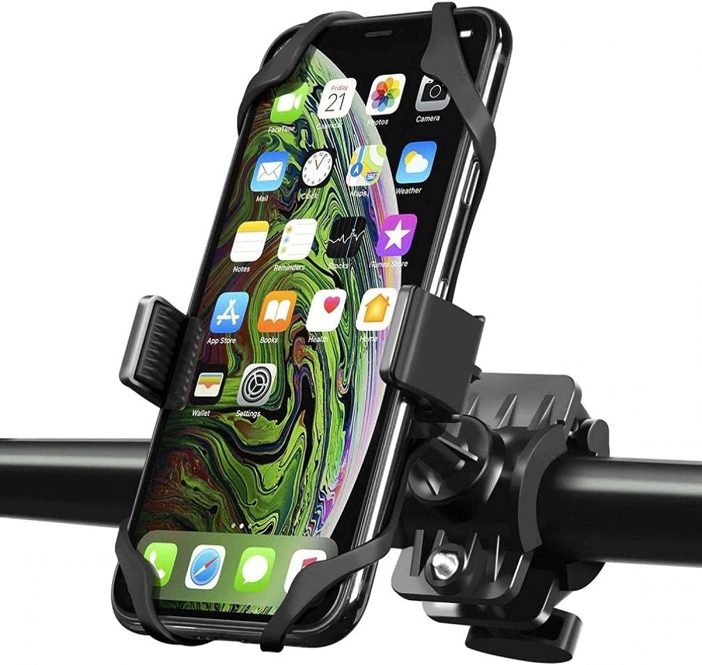Bicycle Mount Handlebar Silicone Holder Bike for Moto G Stylus 5G (2022), Non-Slip Strap Shockproof Compatible with Motorola Moto G Stylus 5G (2022)