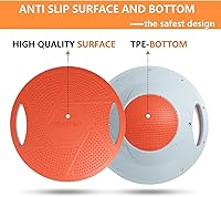 Vista 2 de PROIRON Wobble Balance Board,16.34”Stability Board,Non-Slip Exercise Balance Stability Trainer Portable Balance Board with Handle for Standing Desk