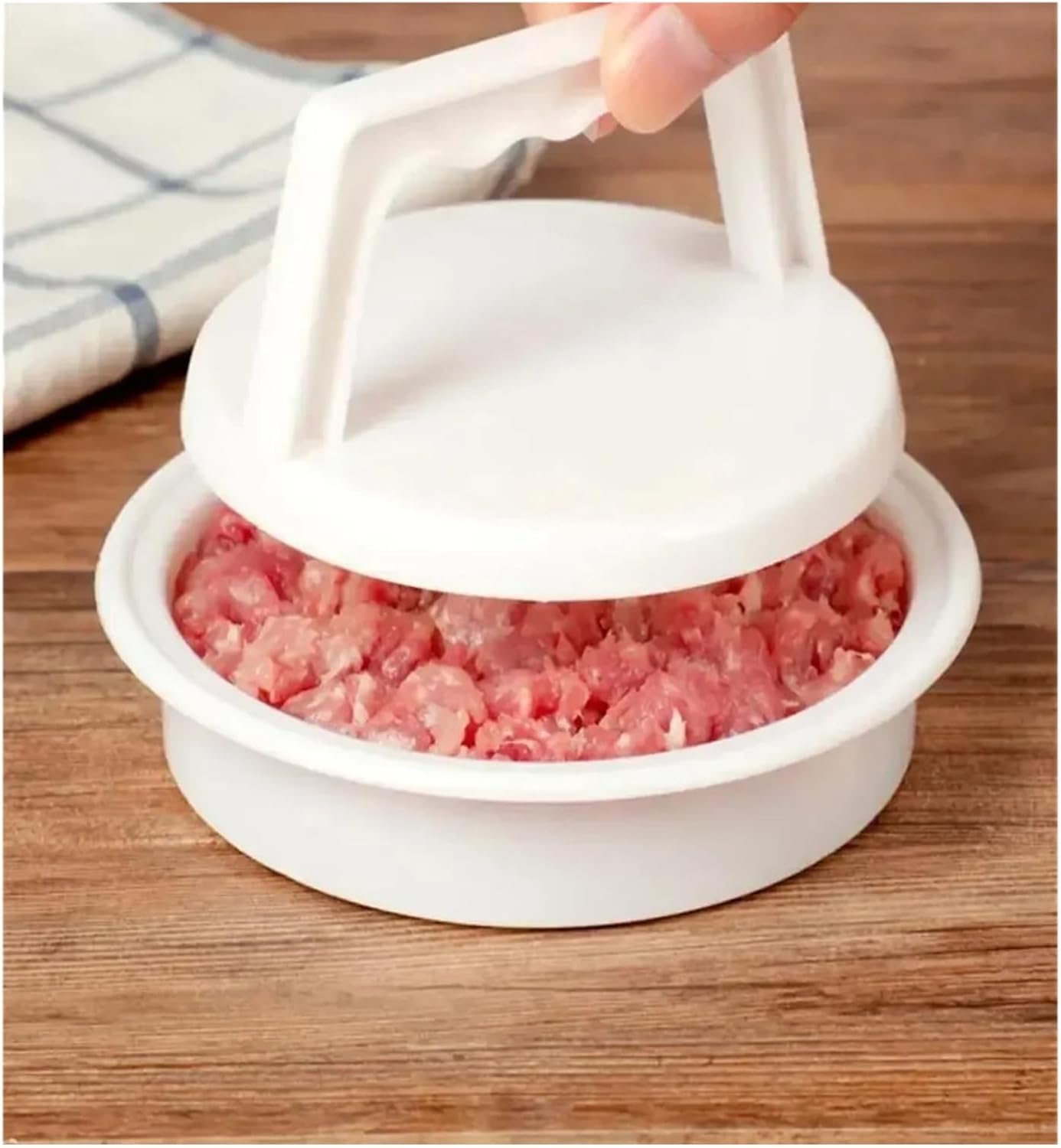 1PC Stuffed Hamburger Press, Plastic Burger Maker Mould