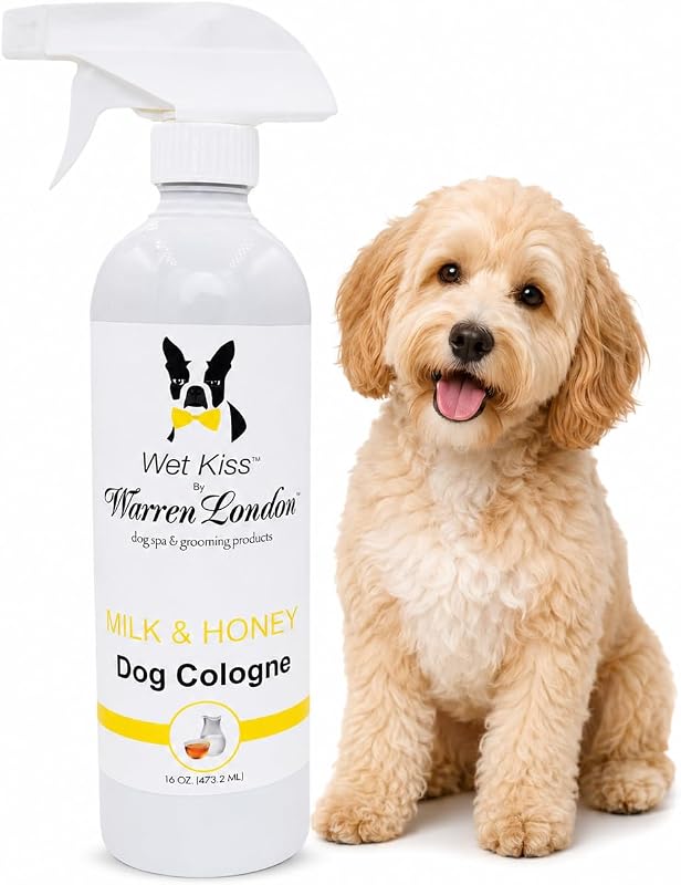 Colônia para Cães e Gatos Warren London Wet Kiss Milk & Honey Spray 473 mL
