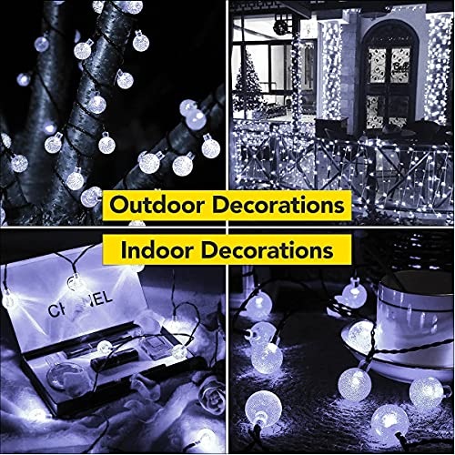 Luces solares LED cadena exterior 7m 50 luces miniatura 5