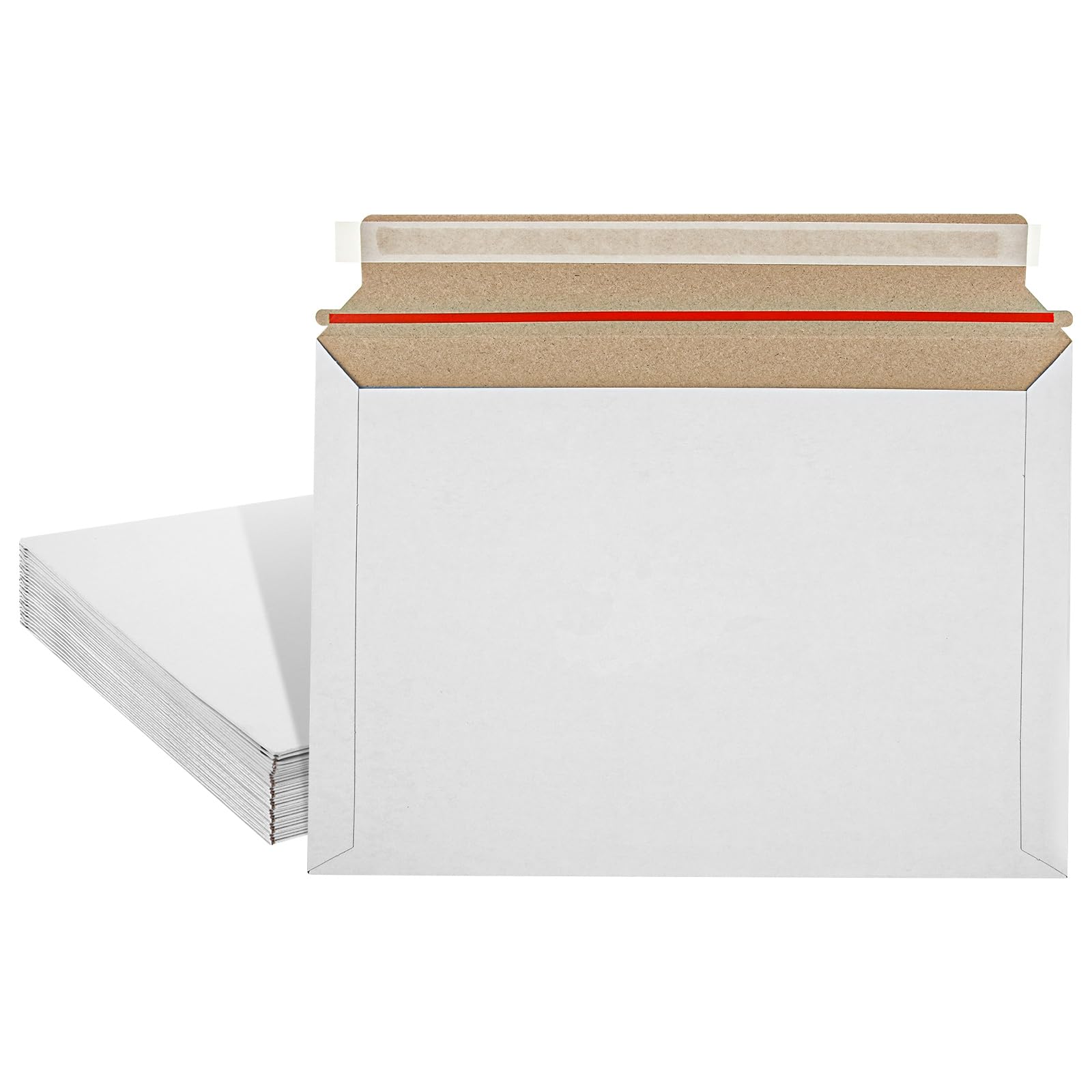 Amazon | OMIQIY 100枚セット A4サイズ 厚紙封筒 ビジネス封筒 書類