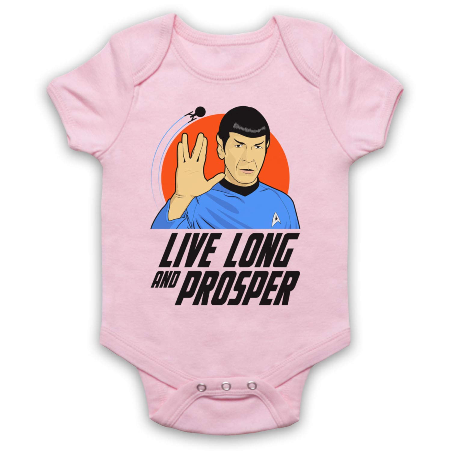 Bodys bébé Trek Spock imprimé pour les sorties en famille