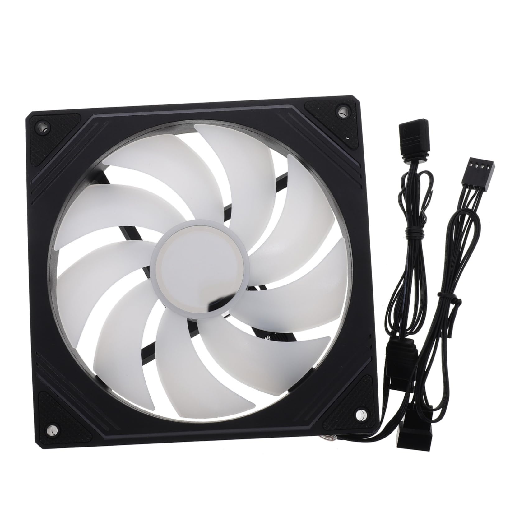 Ventilador de escritorio para PC con espejo e iluminación en zona de juegos 8