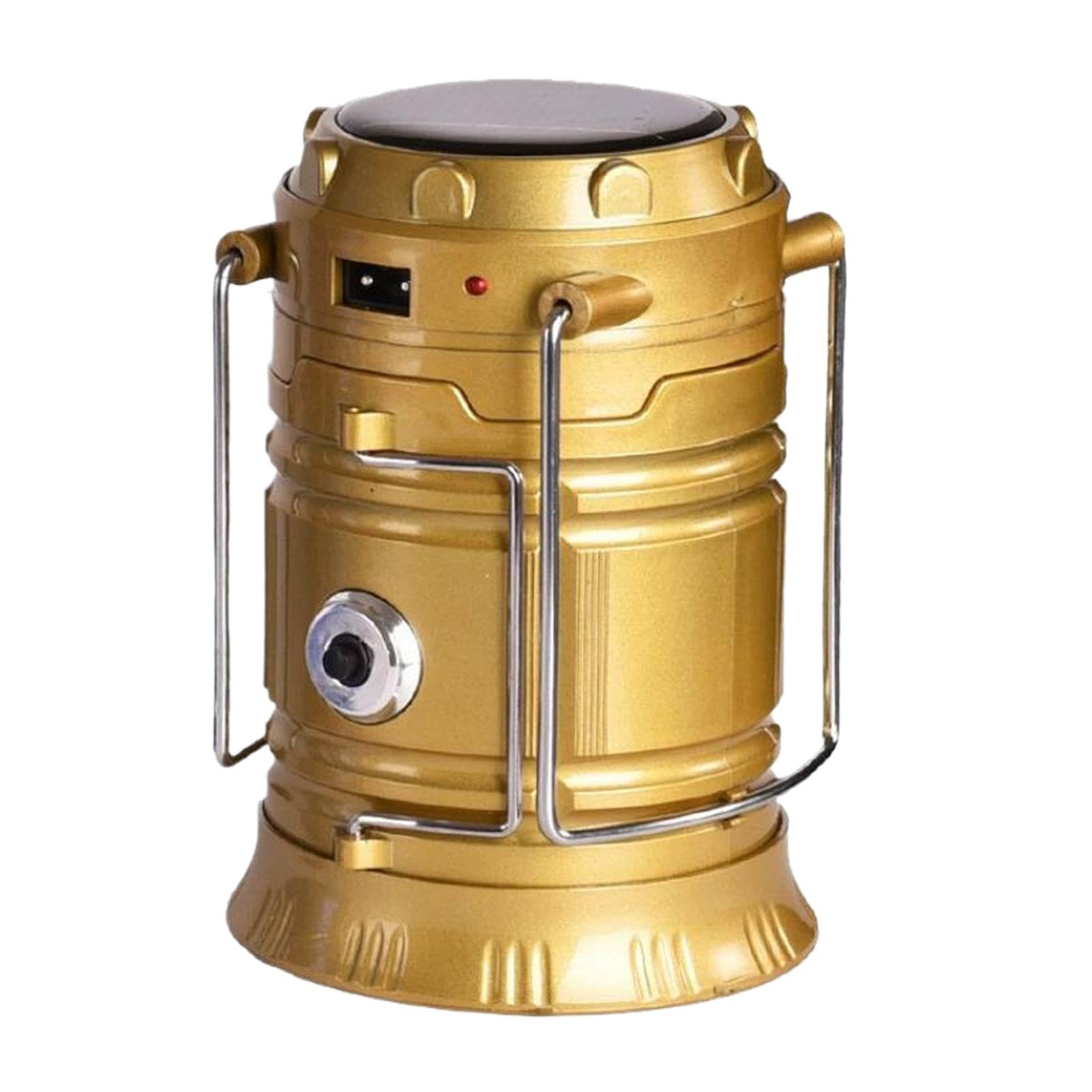 Solar Camping Lantern - Foldable Hiking LED Lantern | 3 Lighting Modes Tent Lantern, Hangable Electric Camp Lamp Outdoor Accessories for Work Travel