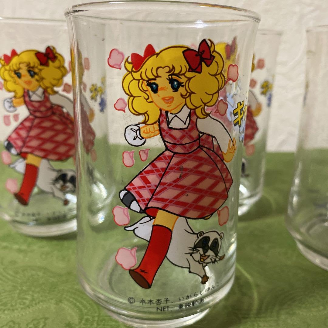Amazon.co.jp: いがらしゆみこキャンディキャンディグラス4個set 