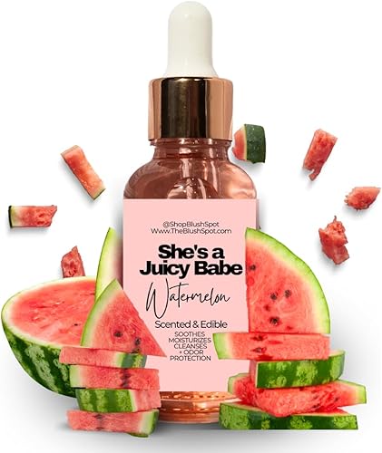 Aceite de sandía Yoni - Aceite de Yoni comestible - Aceite de Yoni perfumado - 1 oz, transparente