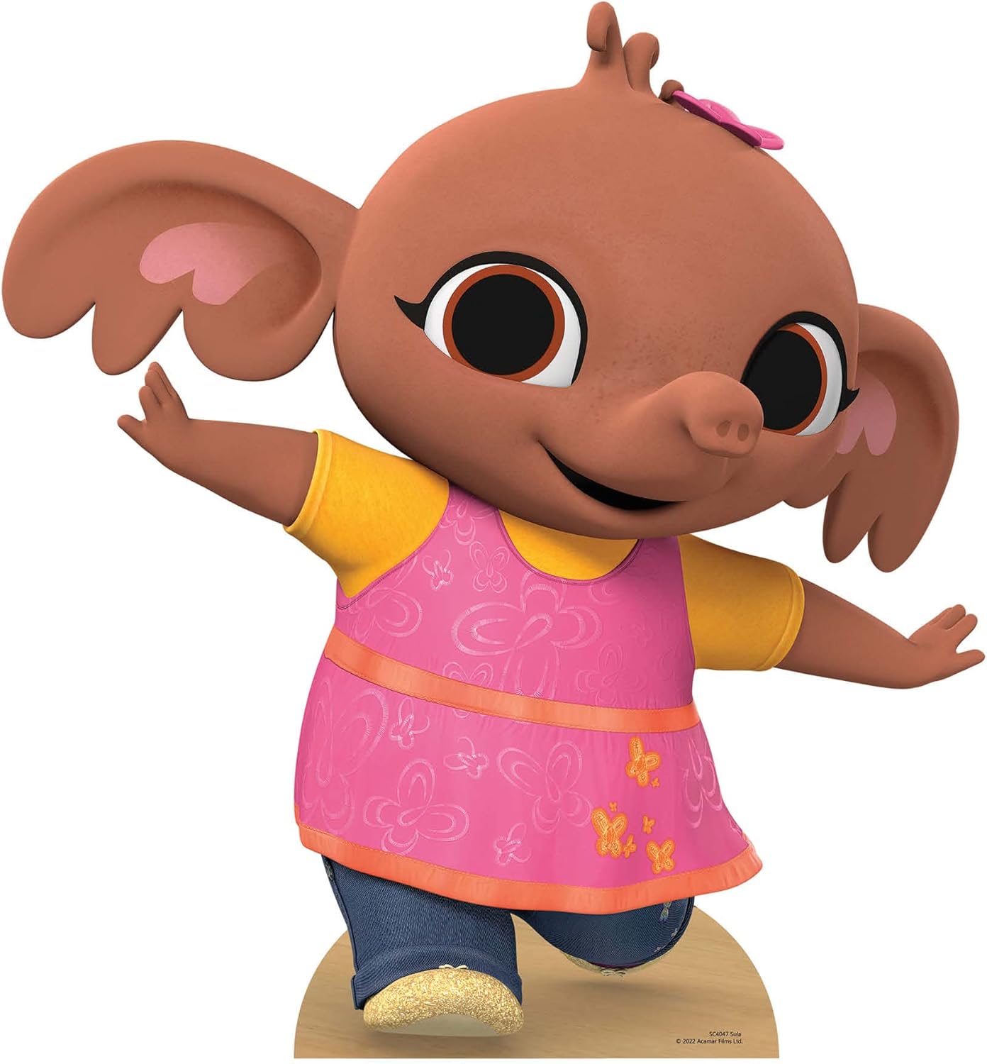 STAR CUTOUTS SC4047 Sula Star Mini Bing Animation Cardboard Cutout l Party Decoration l Birthdays l Puppet Show Props l Official Bing Supplies, Multicolor