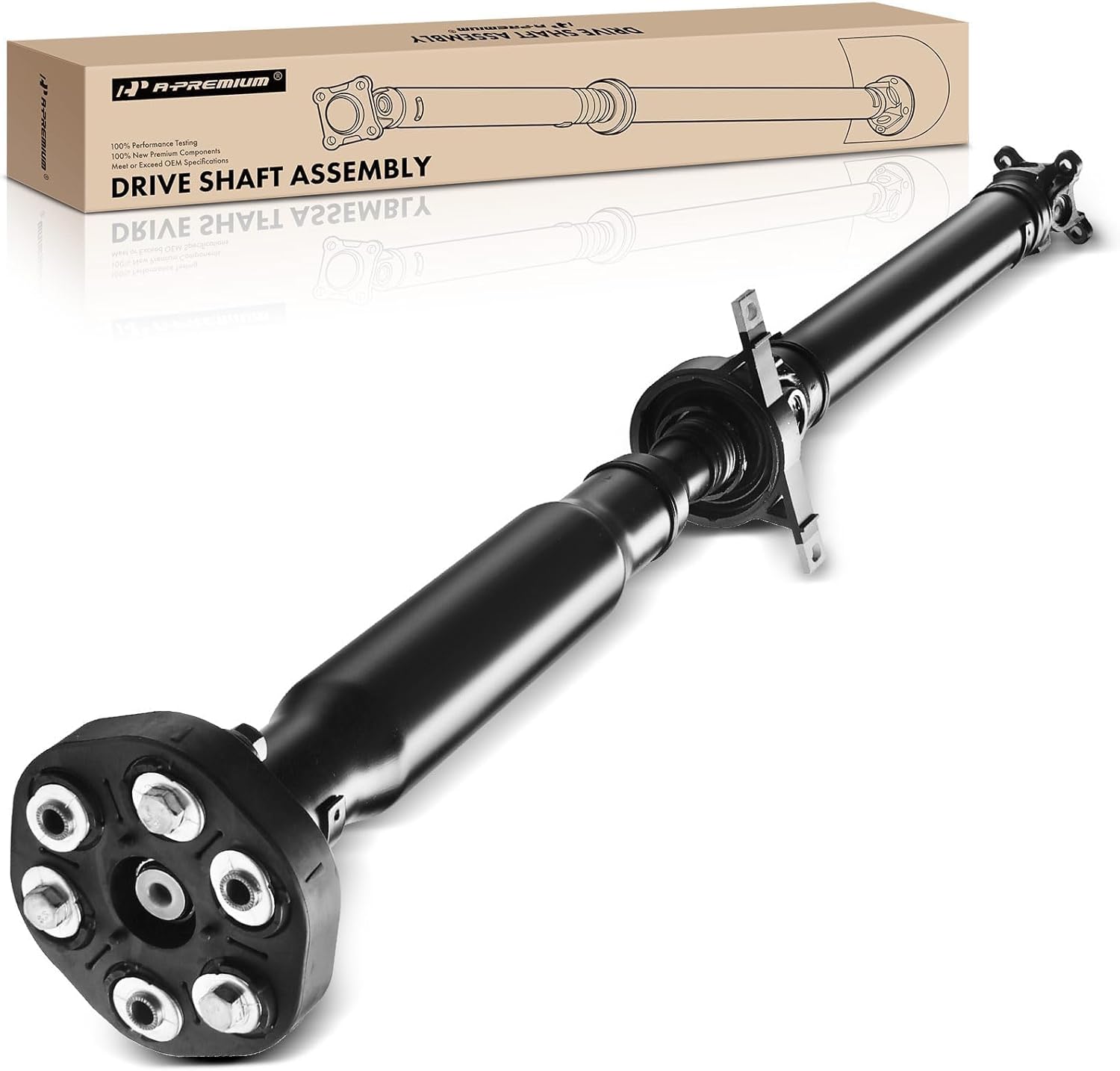 A-Premium Rear Drive Shaft Driveshaft Assembly Compatible with BMW X3 3.0si E83 2007-2008, X3 xDrive30i E83 2009-2010, [L6 3.0L, Manual Transmission], Replace# 26107564740, 49.37"-50.94" Prop Shaft
