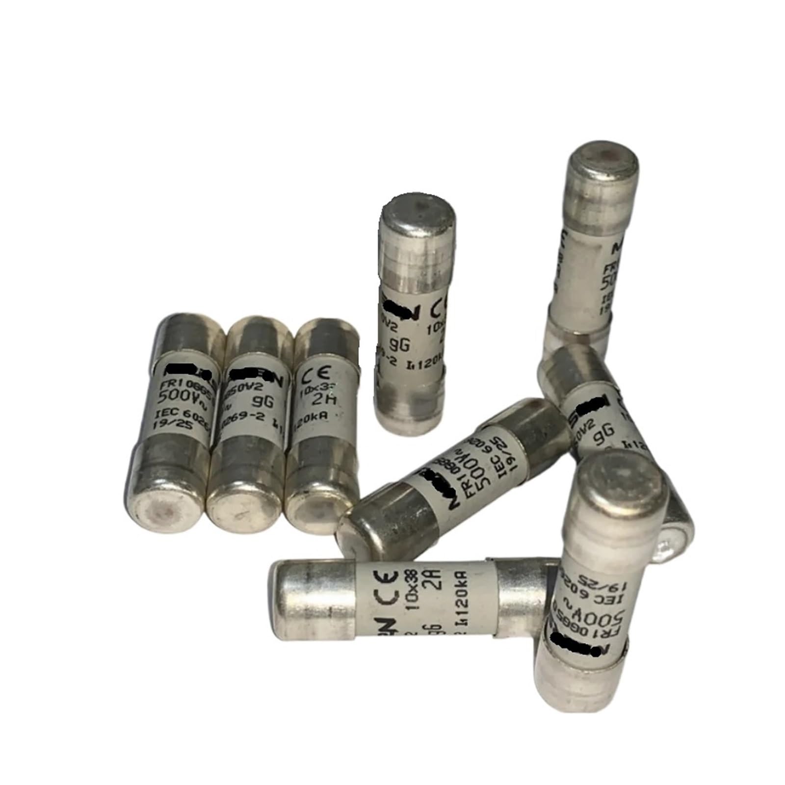 Fusible 10x38 mm haut pouvoir de coupure 500V série DF2CN01 à DF2CN32