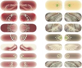 Rainbow Glitter UV Gel Nail Stickers Nail Stickers Nail Decals Nail Art Accessories