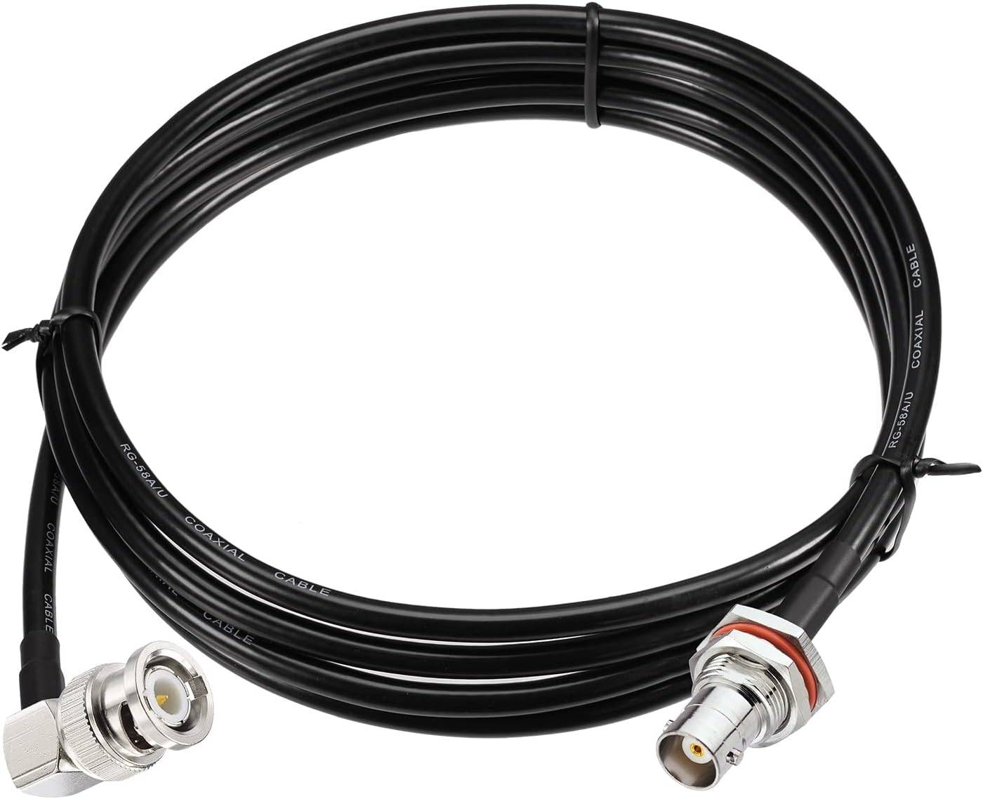 Adaptador RF De ángulo Recto BNC Hembra A PL259 Macho | Marca CablesOnline | Modelo RF-U123R