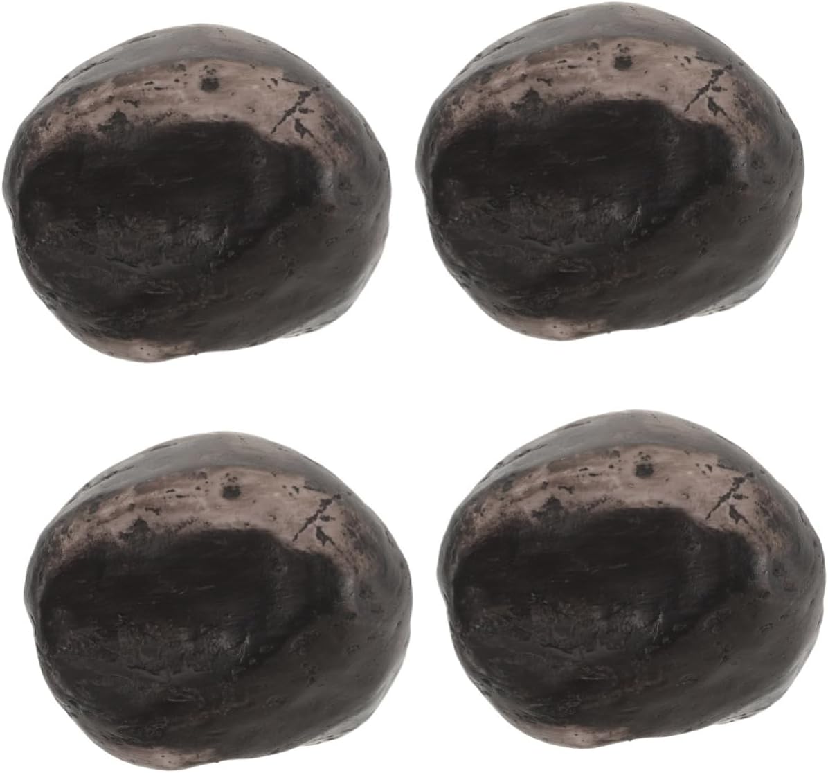 VICASKY 4pcs Outdoor Artificial Key Hider Realistic Key Holder for Garden Decorative Hiding Storage Entryway Accessory Weather-Resistant Design