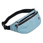 Fanny Packs for Men and Women, Waterproof Sports Waist Pack Bag for Travel Hiking Running Hands-free