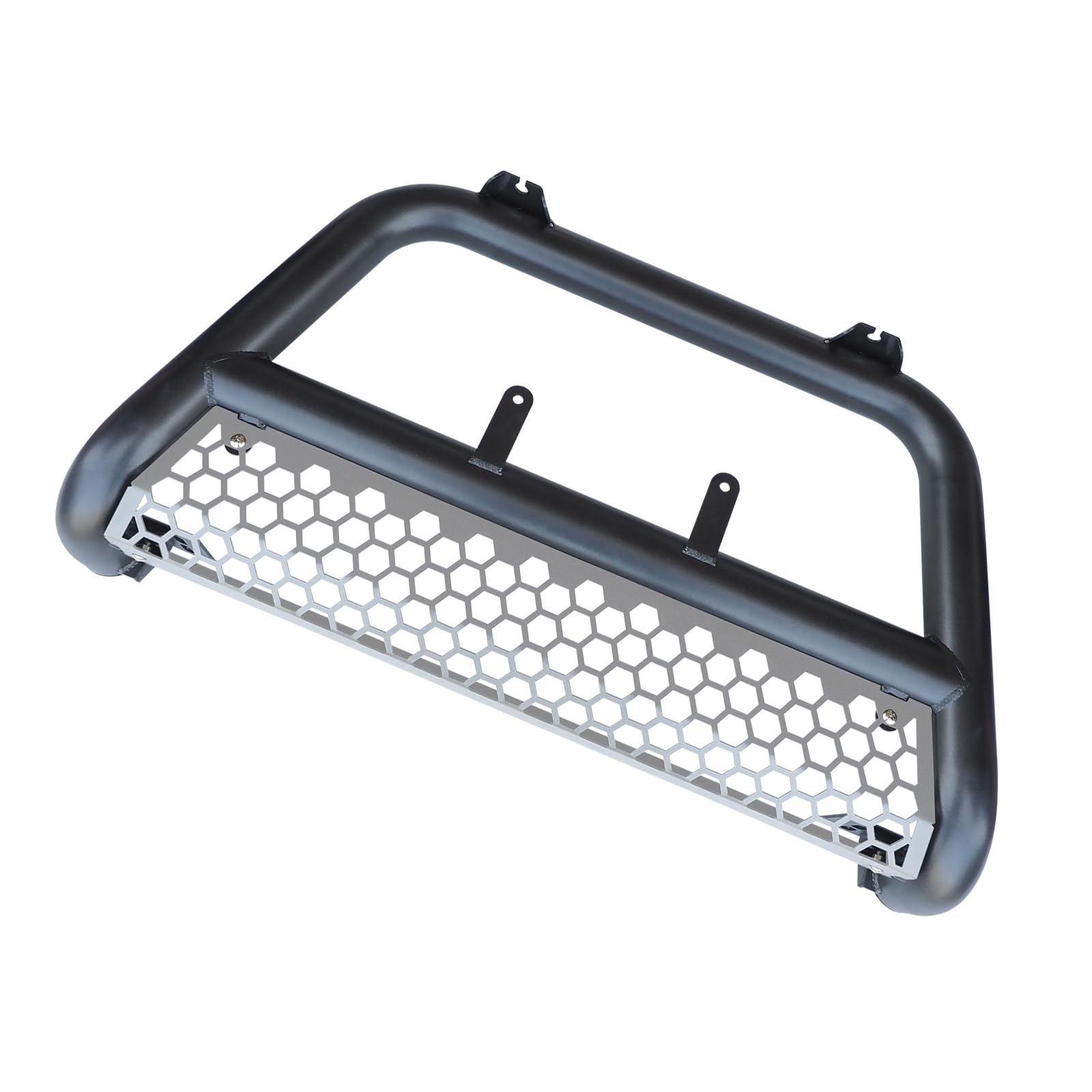 Amazon | フロントバンパーガード スキッドプレート(シルバー)付き