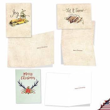 Amazon.com : The Best Card Company - 10 Assorted Christmas
