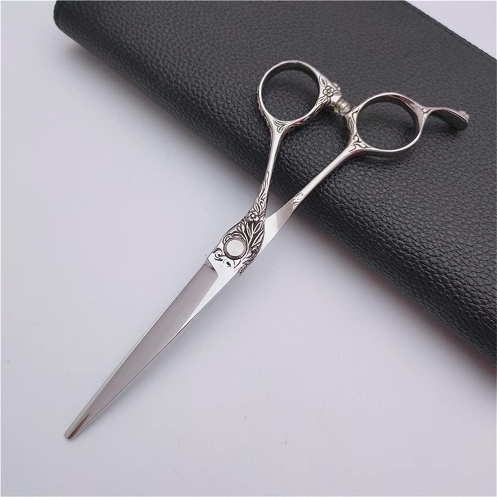 Ciseaux À Couper Les Cheveux Professionnels Set, Coupe-Cheveux Ciseaux en Forme De Ciseaux De Toilettage, pour Hommes Femmes Enfants Animaux Domestiques Salon Salon Coiffeur