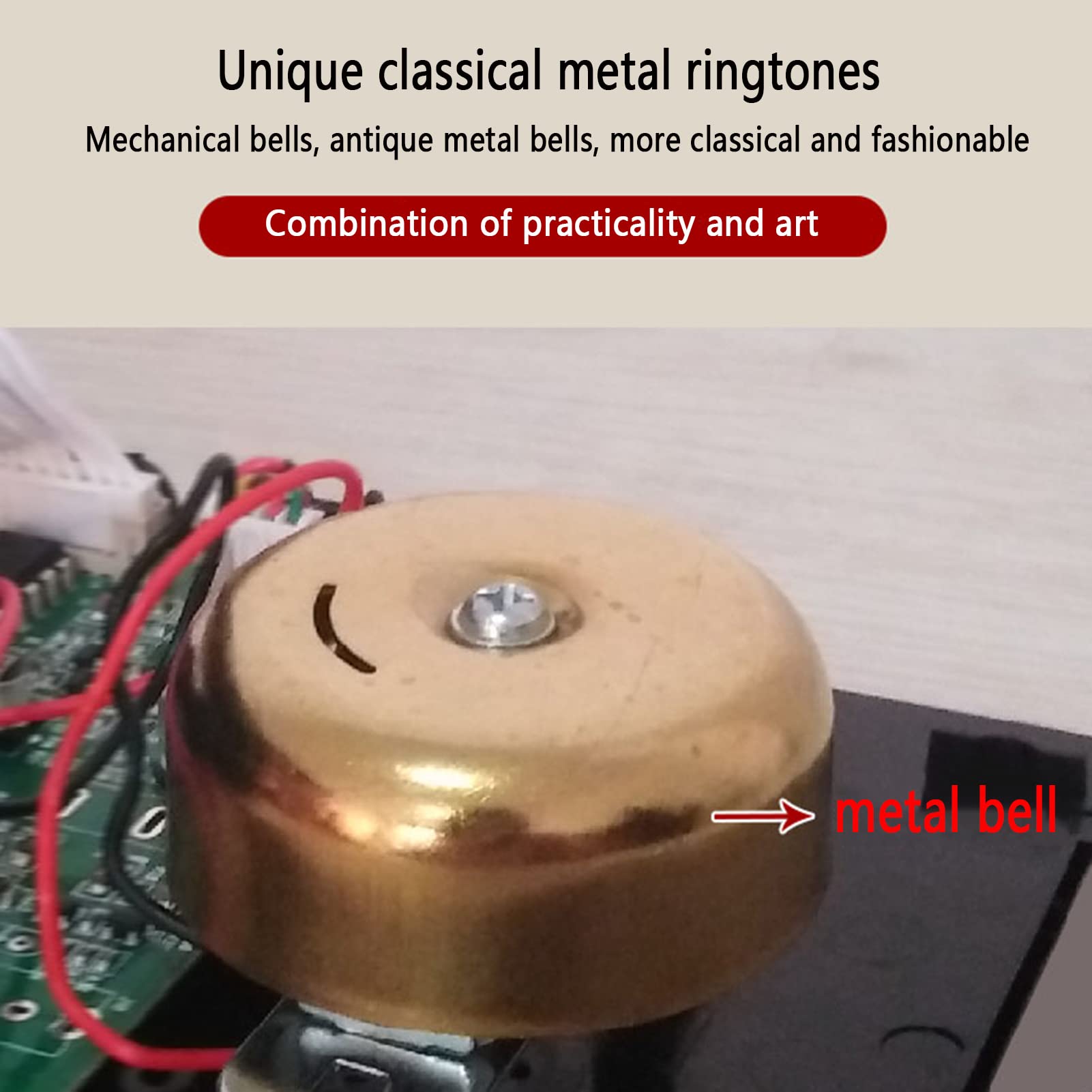 Amazon.co.jp: レトロ回転式ダイヤル電話、昔ながらの固定電話