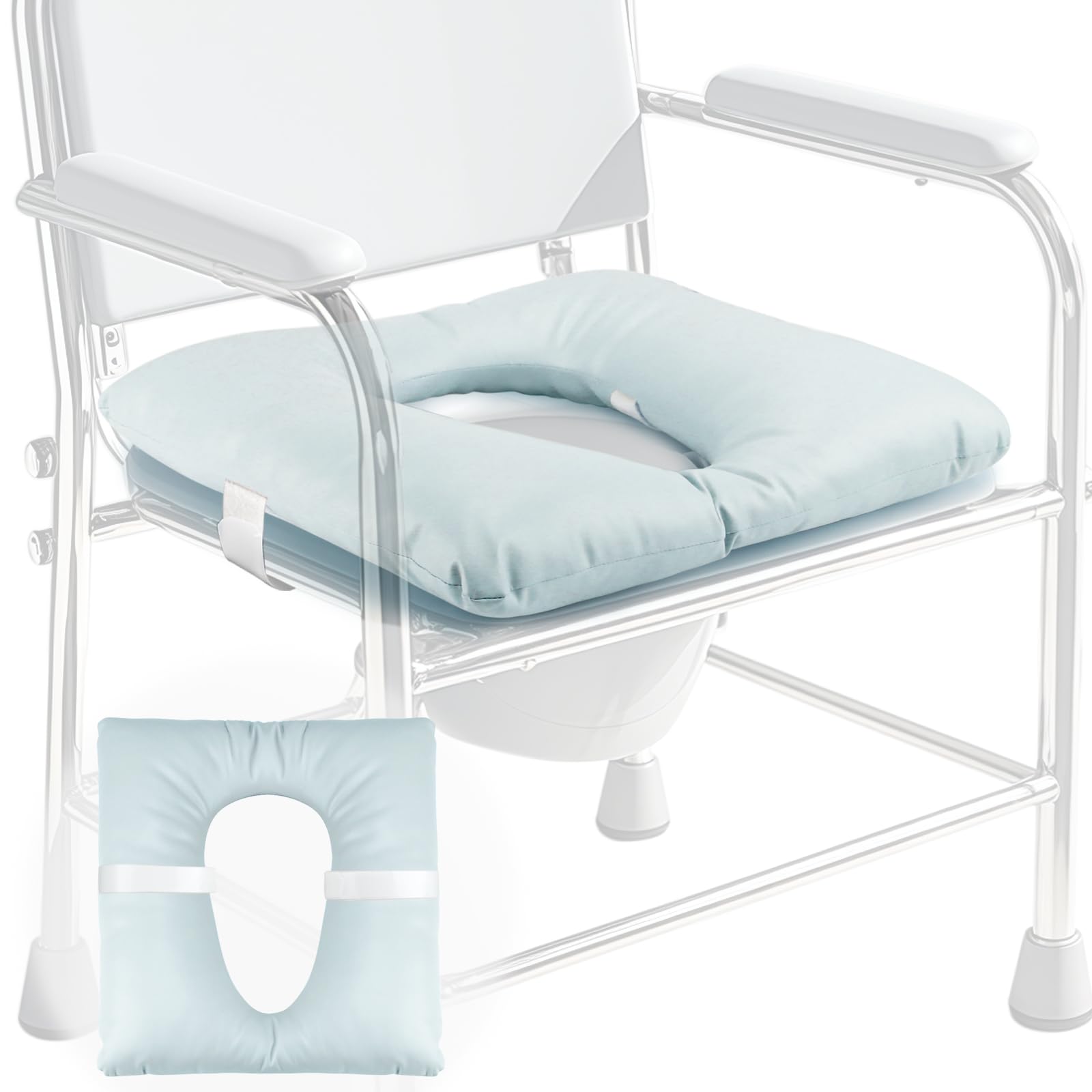Bedside Commode Cushion - Senior Mobility Aid -7 Bedside Commode Cushion - Senior Mobility Aid -7