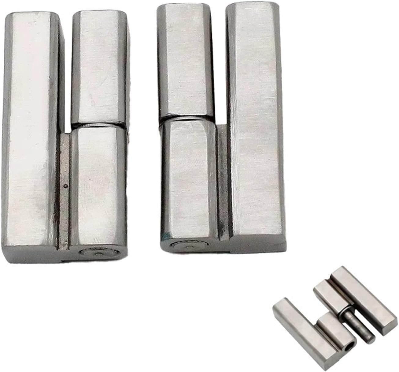 304 Stainless Steel Thickened Hinge for Detachable Hinges Box Cabinet Door Equipment Enclosure 1Pcs(Right-1)
