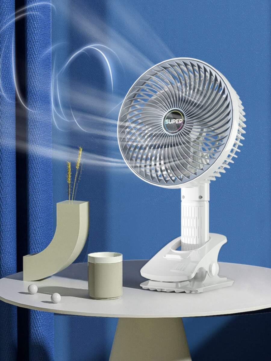 Kawachi 3-Speed 360° Rotating USB Rechargeable Wireless Electric Portable Clip Fan Handy Camping Desktop Office Table Cooling Fan White (B0CXM93STQ) Amazon Price History, Amazon Price Tracker