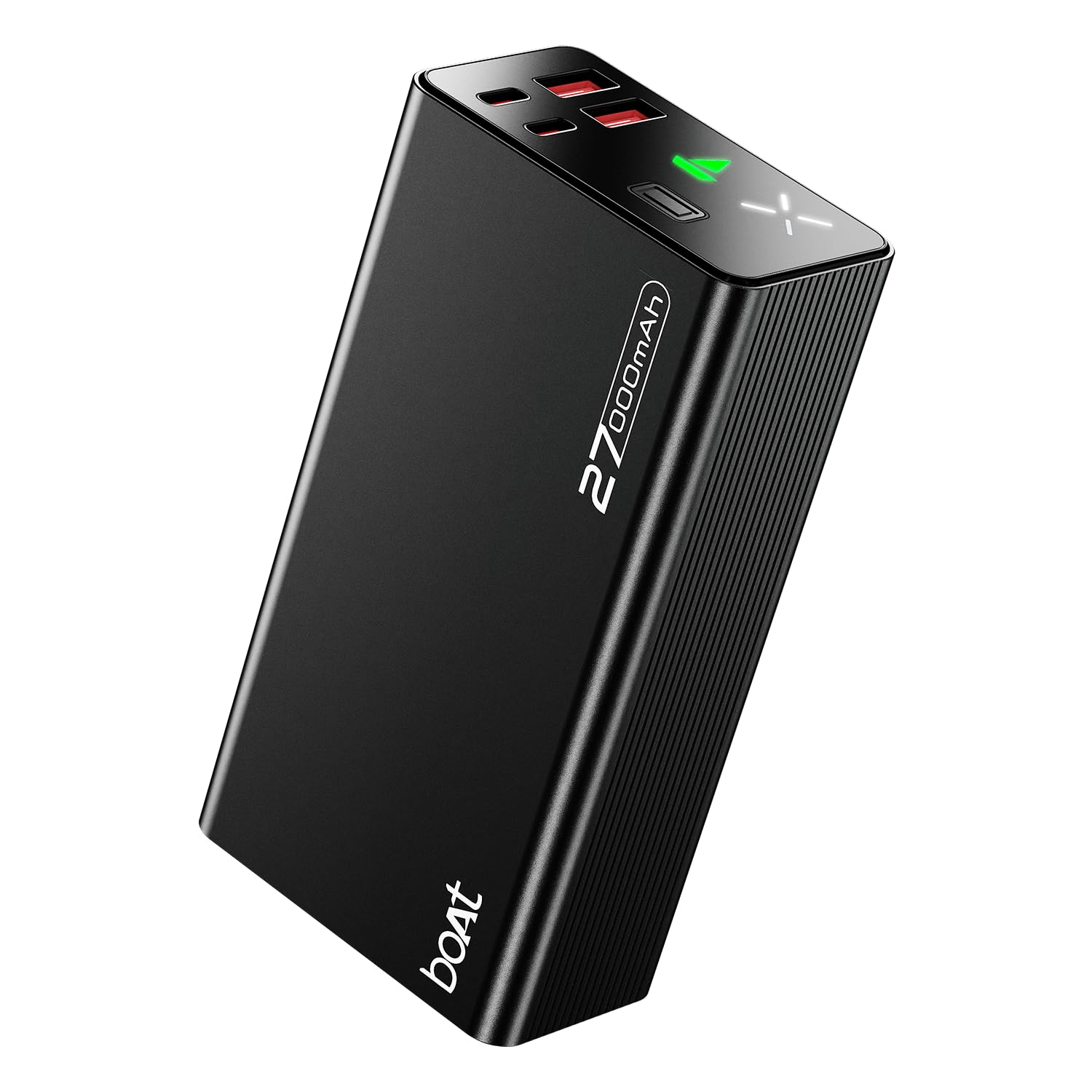Boat EnergyShroom PB600 27000mAh Powerbank with 2-Way 22.5W Fast Charging, 2X Input & 4X Output Ports, 12-Layer Smart IC Protection, QC 3.0, PD & PPS Fast Charging Support (Onyx Black)-image-44