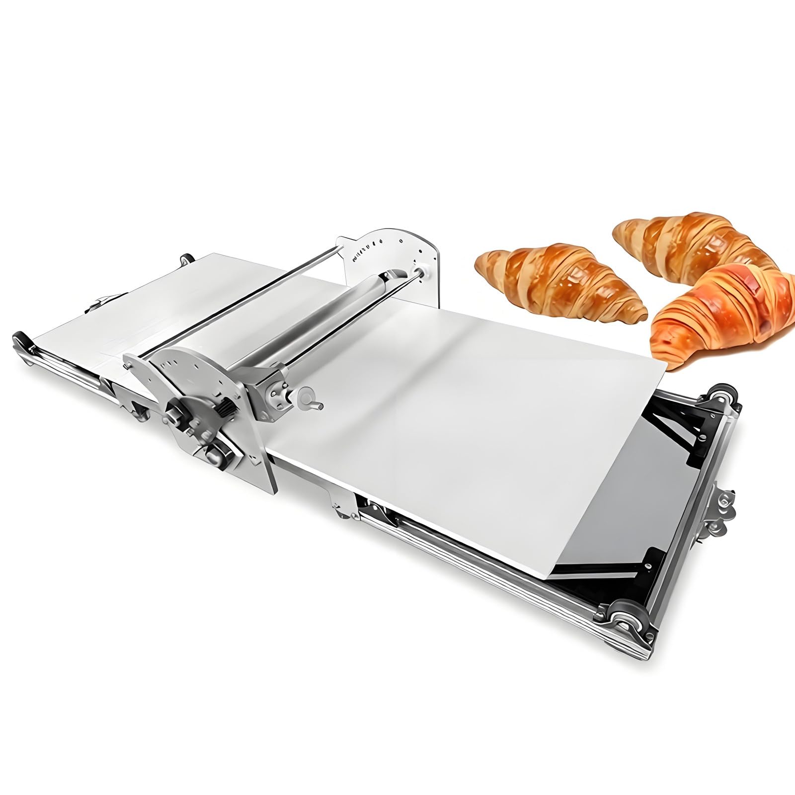 Máquina Laminadora De Masa Plegable De Acero Inoxidable Electric