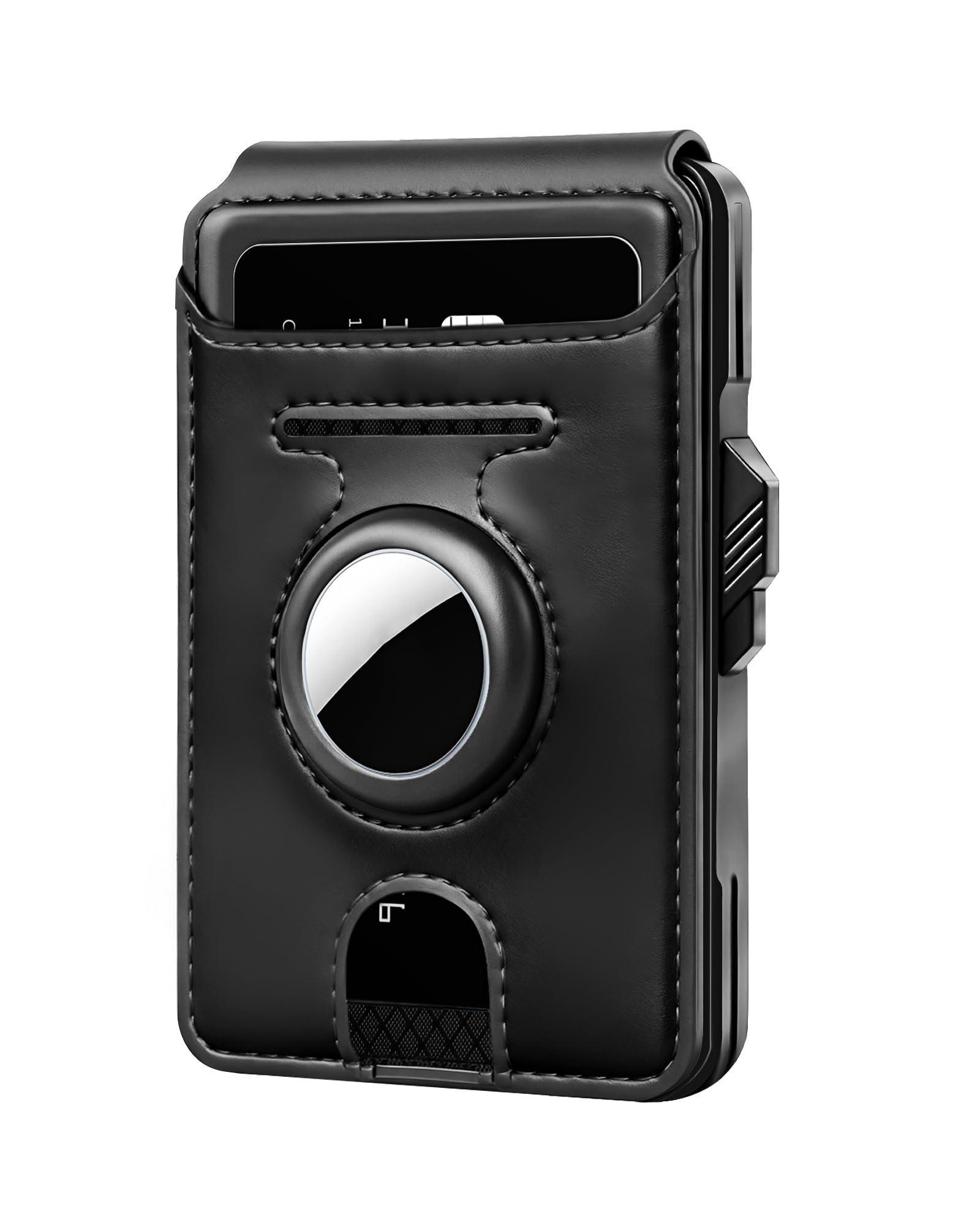 Vast Scenery AirTag Wallet Black