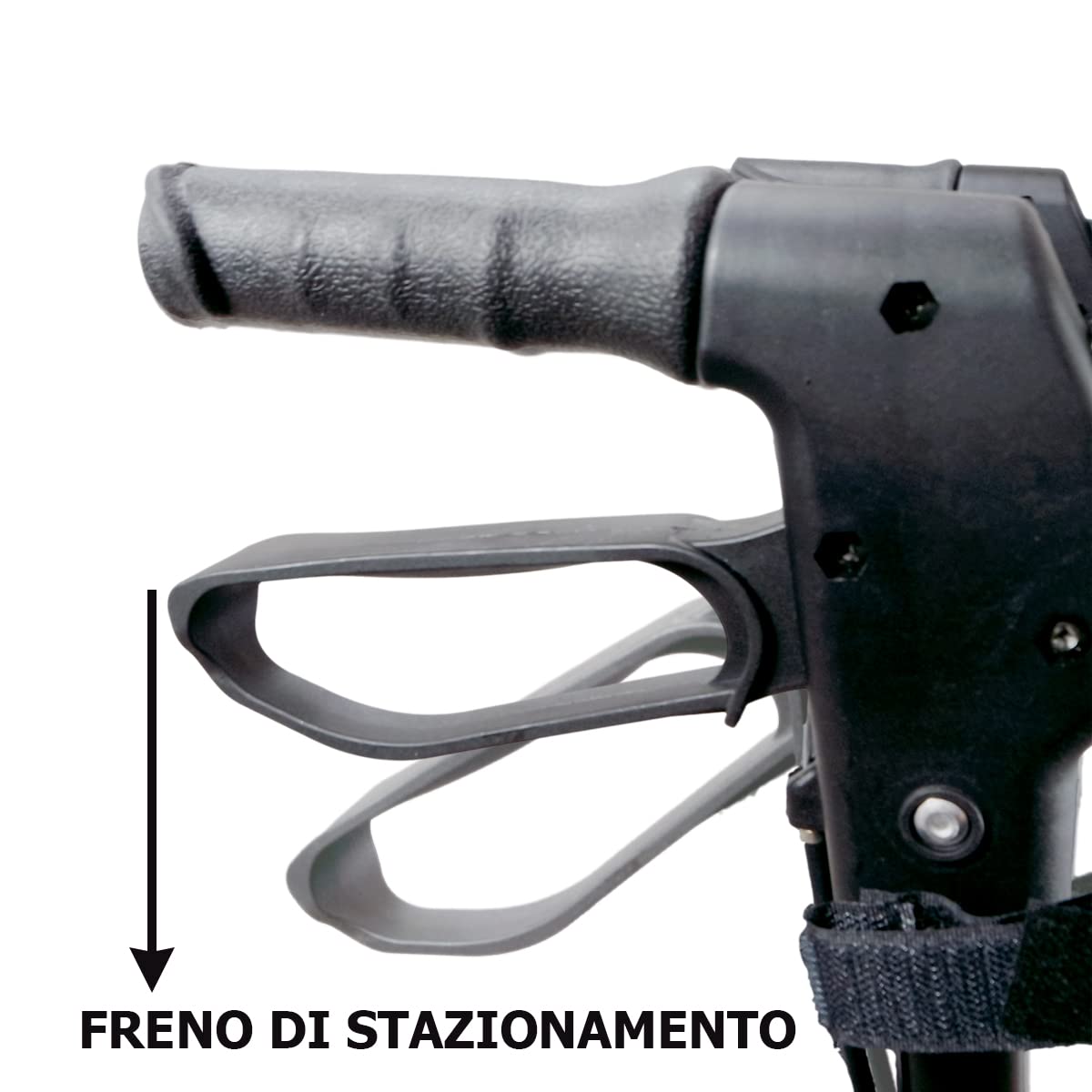 Deambulatore in Alluminio Crosser con ruote Grandi e porta bastone, perfetto per terreni e attività all'aperto