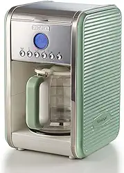 Ariete 1342, Cafeteira Vintage Verde, de 4 a 12 xicaras, Programável, 900Wats - 127V
