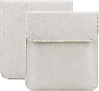 Universal Sleeve Case for 7 Inch E-Book Reader Compatible Oasis 2019 & 2017 / Kobo Libra 2 E-Reader/Pocketbook E-Book Reader Era Protective Bag Pouch Cover, Silver Gray