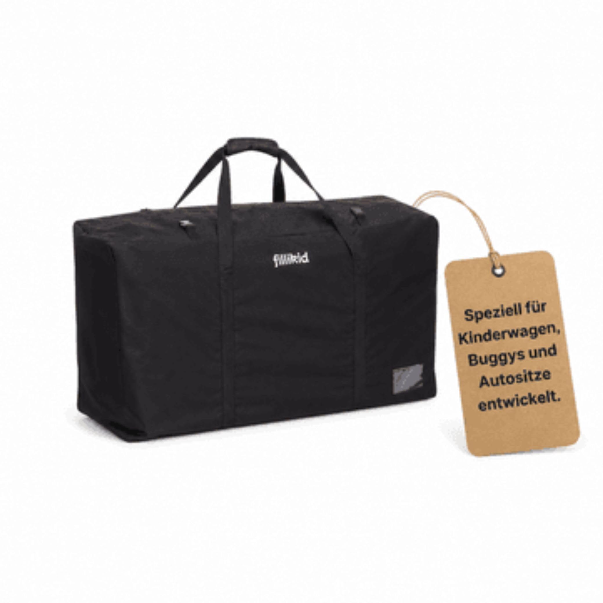 Fillikid Transporttasche für Kinderwagen, Buggys & Autositze mit Riemen und Adressfenster für Joie Mytrax Litetrax