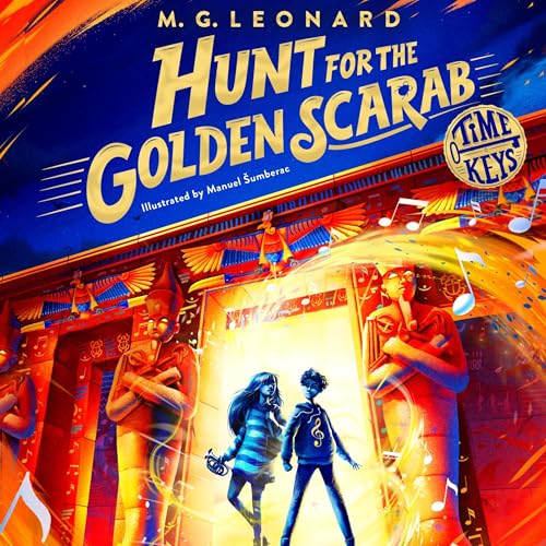 Hunt for the Golden Scarab by M. G. Leonard, Manuel Sumberac - illustrator episode artwork