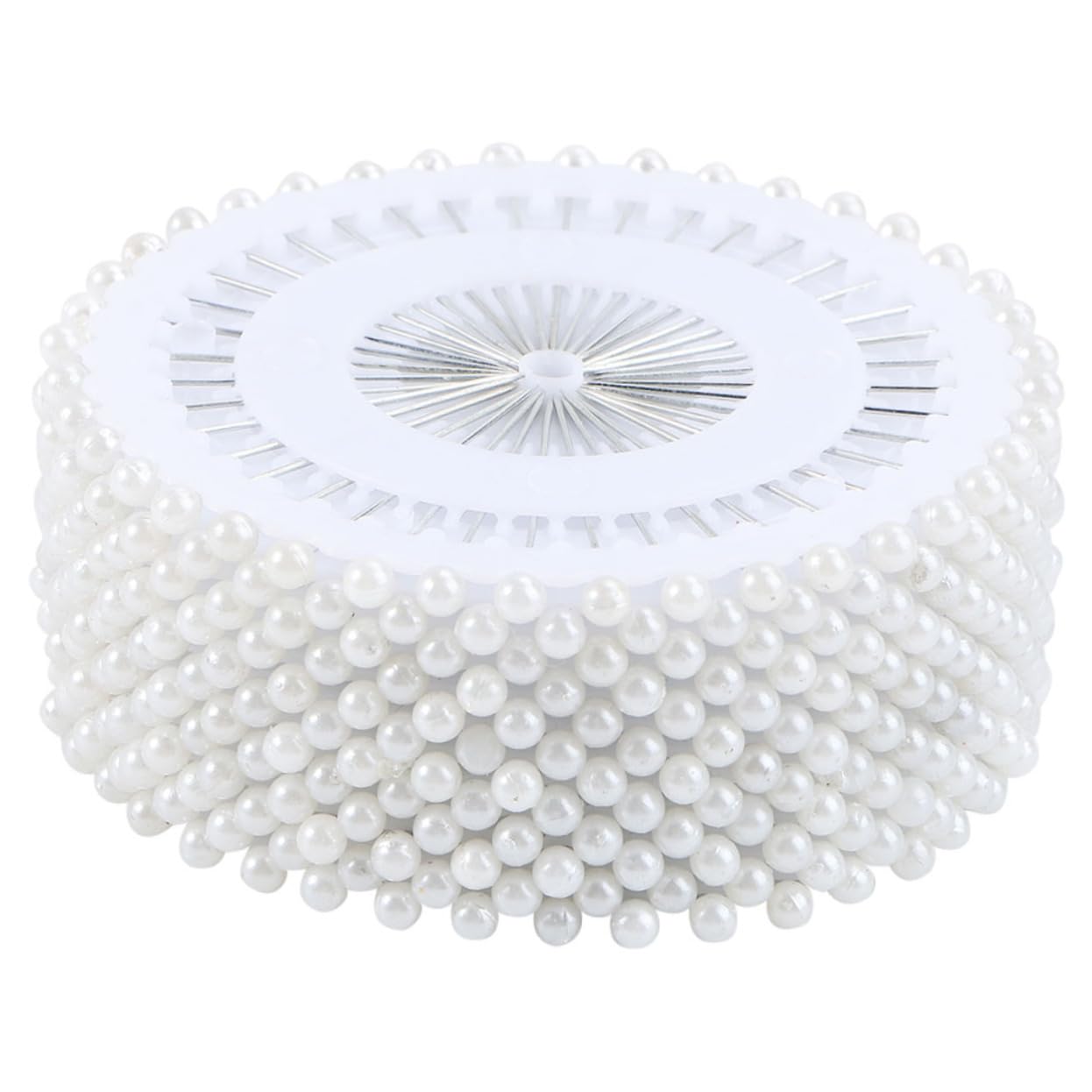 HOMSFOU 960Pcs Pearl Head Pins Adorable Round Head Dressmaking Pins for Wedding Bouquets Corsages and DIY Crafts Durable and Elegant Sewing Tool for Various Decorative Needs