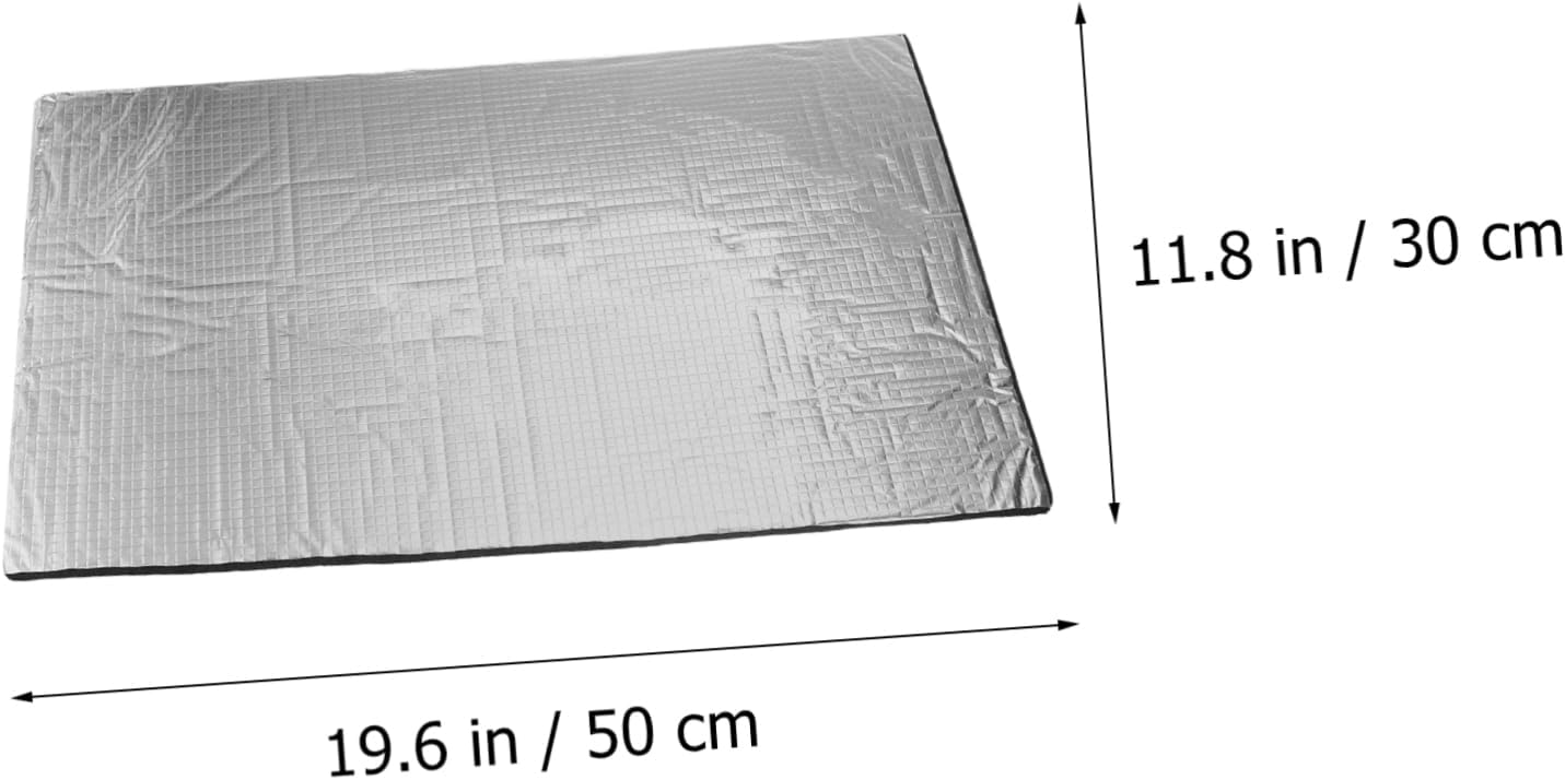 Aluminum Foil Sound Insulation Pad 12pcs for Automobile Engines