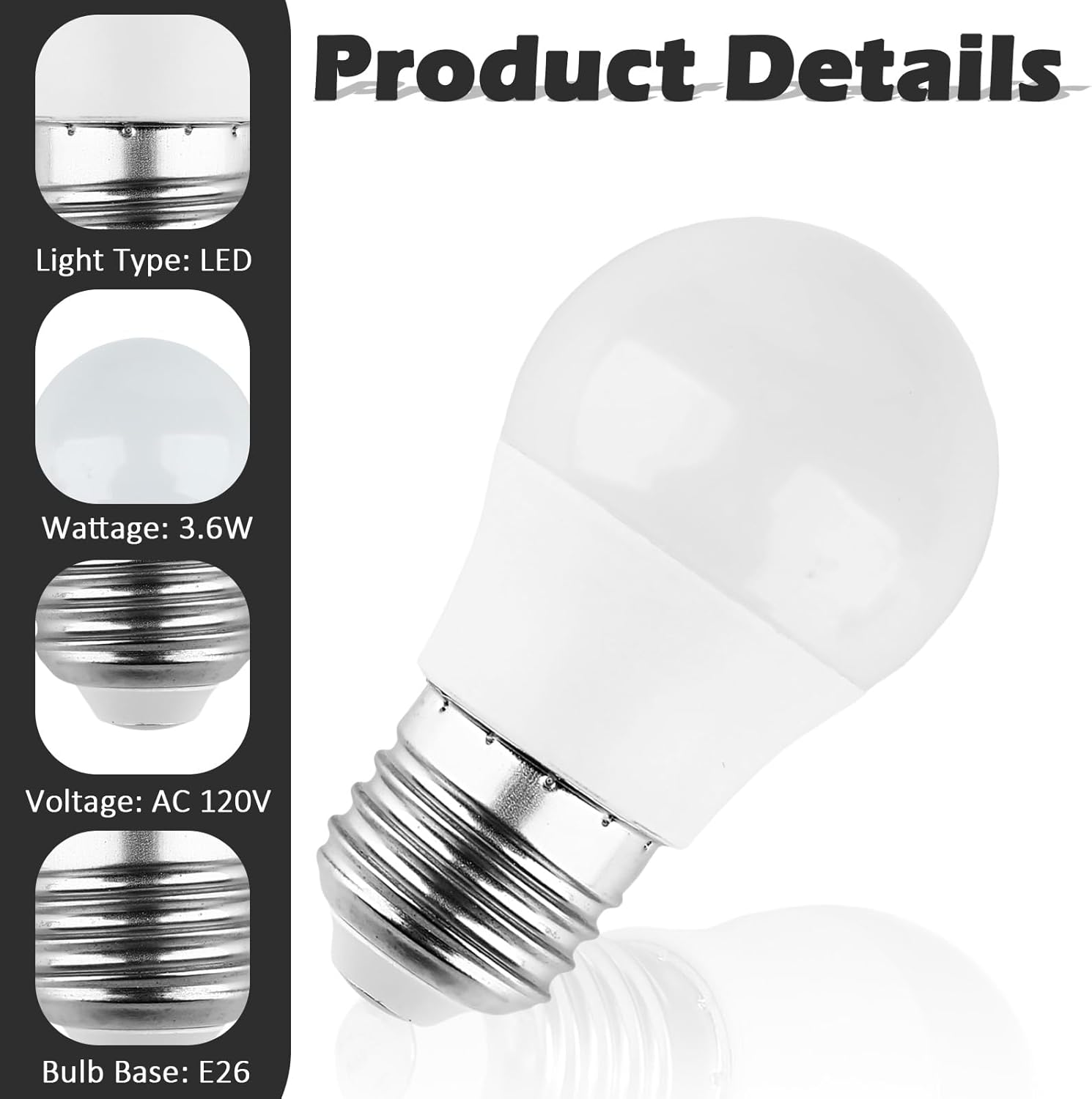 W10565137 W11043014 Refrigerator Light Bulb Fit for Whirlpool Frigidaire Maytag Jenn-Air Amana Freezer Refrigerator LED Light Bulb W11125625 W11216993 W10820003 4396822 W10865849 W10837631 W10745744