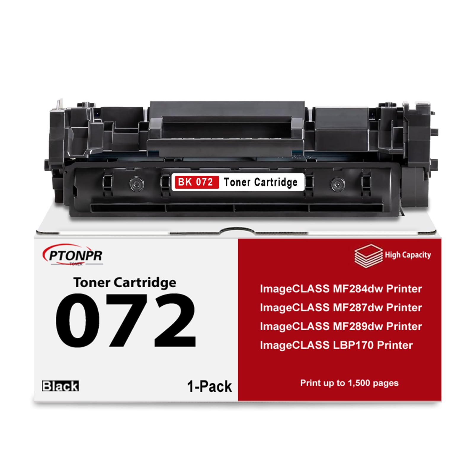 Amazon.co.jp: 072 ブラックトナーカートリッジ 大容量 1パック Canon